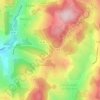Mappa topografica La Croix Saint-Jean, altitudine, rilievo