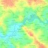 Mappa topografica Carcraon, altitudine, rilievo