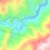Mappa topografica Bugnay, altitudine, rilievo