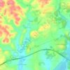 Mappa topografica Poio, altitudine, rilievo