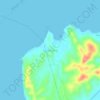 Mappa topografica Canduyong, altitudine, rilievo