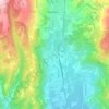 Mappa topografica Marzana, altitudine, rilievo