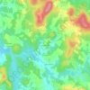 Mappa topografica Lavaud-Fleuret, altitudine, rilievo