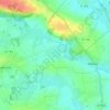 Mappa topografica Cohem, altitudine, rilievo