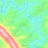 Mappa topografica Friúmes, altitudine, rilievo