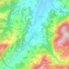 Mappa topografica Marbach LU, altitudine, rilievo