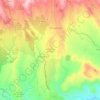 Mappa topografica Santa María de Nieva, altitudine, rilievo