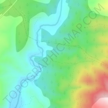 Mappa topografica Hoya de los Jarques, altitudine, rilievo