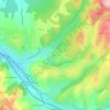 Mappa topografica Monteux, altitudine, rilievo