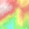 Mappa topografica Carvalhosa, altitudine, rilievo