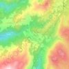 Mappa topografica Fujaco, altitudine, rilievo