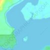 Mappa topografica Hardy Inlet, altitudine, rilievo