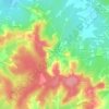 Mappa topografica Les Gauthiers, altitudine, rilievo