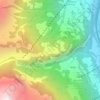 Mappa topografica Sticki, altitudine, rilievo