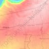 Mappa topografica Pinagkurusan, altitudine, rilievo