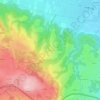 Mappa topografica Aufham, altitudine, rilievo