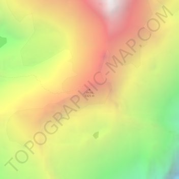 Mappa topografica Vicos, altitudine, rilievo