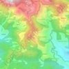 Mappa topografica Maneri, altitudine, rilievo