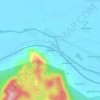 Mappa topografica Teliagarhi, altitudine, rilievo