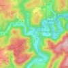 Mappa topografica Kreuzberg, altitudine, rilievo