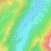 Mappa topografica Épernay, altitudine, rilievo