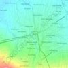 Mappa topografica Cliza, altitudine, rilievo