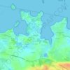 Mappa topografica Porh Brillac, altitudine, rilievo