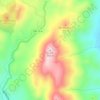 Mappa topografica Cubo, altitudine, rilievo