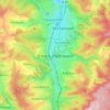 Mappa topografica Erbach (Odenwald), altitudine, rilievo
