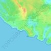Mappa topografica Puyraveau, altitudine, rilievo