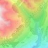Mappa topografica La Chavonne, altitudine, rilievo
