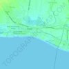 Mappa topografica Poblacion East, altitudine, rilievo
