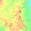 Mappa topografica Seoni, altitudine, rilievo