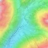 Mappa topografica Argentière, altitudine, rilievo