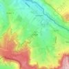Mappa topografica Holset, altitudine, rilievo