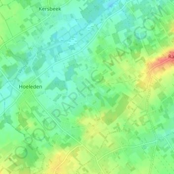 Mappa topografica Dries, altitudine, rilievo