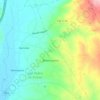 Mappa topografica Fonte dos Fortes, altitudine, rilievo