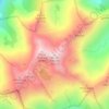 Mappa topografica Monte Rotondo, altitudine, rilievo