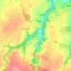 Mappa topografica Kêr Riwalan, altitudine, rilievo