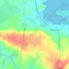 Mappa topografica Kermabon, altitudine, rilievo
