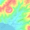 Mappa topografica Bagbag, altitudine, rilievo