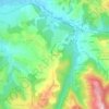Mappa topografica Le Battut, altitudine, rilievo