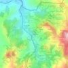 Mappa topografica Costa dello Spino, altitudine, rilievo