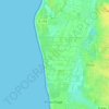 Mappa topografica Armanville, altitudine, rilievo