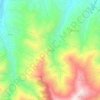 Mappa topografica Karaca, altitudine, rilievo