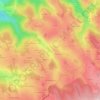 Mappa topografica La Scie de Boutte, altitudine, rilievo