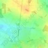 Mappa topografica La Terre du Noyer, altitudine, rilievo