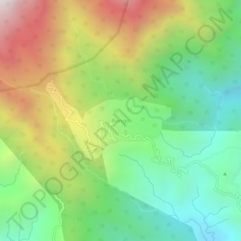 Mappa topografica Rongo, altitudine, rilievo