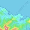 Mappa topografica Les Batteries, altitudine, rilievo