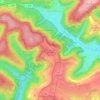 Mappa topografica Staffelberg, altitudine, rilievo